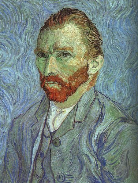 Vincent Van Gogh Self Portrait at Saint Remy Norge oil painting art